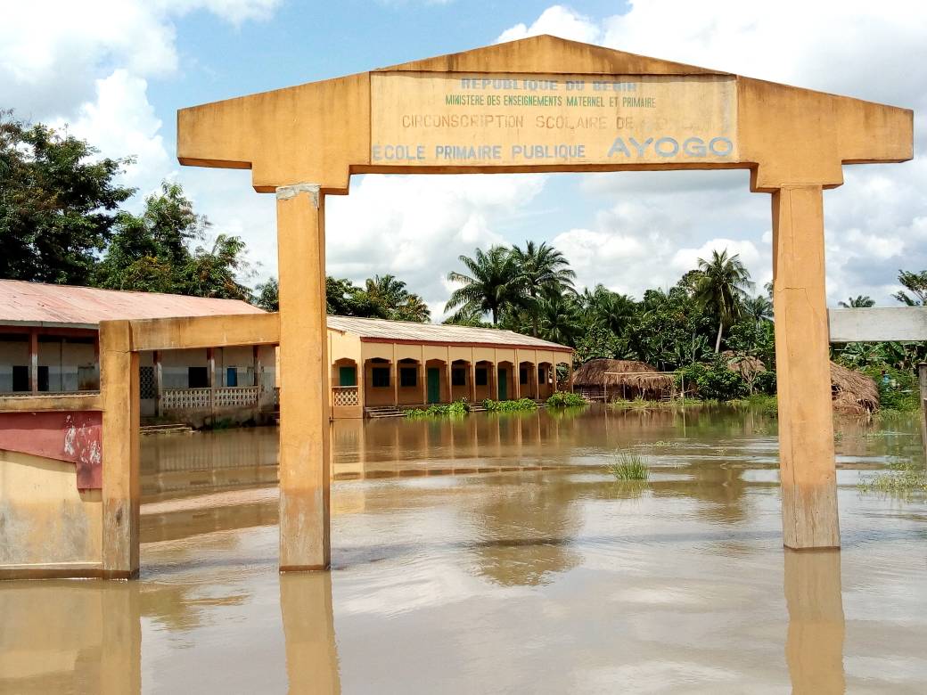 Inondations 2018 : quelques chiffres de l'évaluation rapide des dégâts de la commune d'Adjohoun (Sources ANPC)